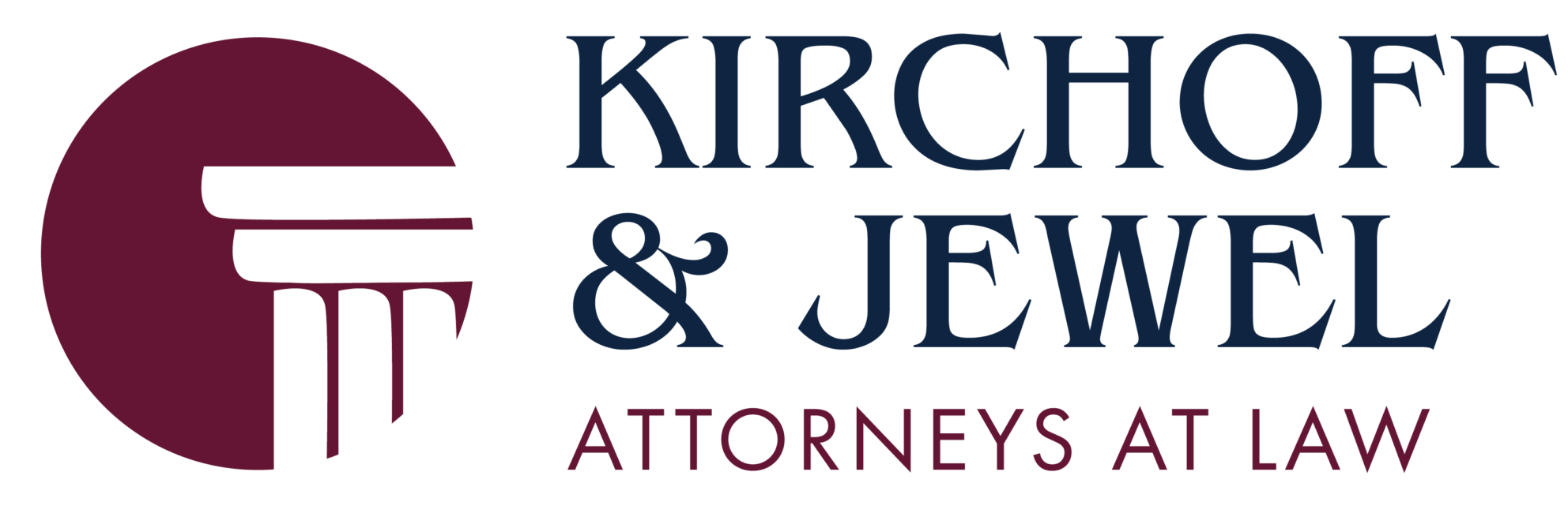navy + maroon primary logo